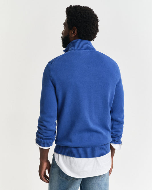 Freizeit-Baumwoll-Half-Zip-Pullover