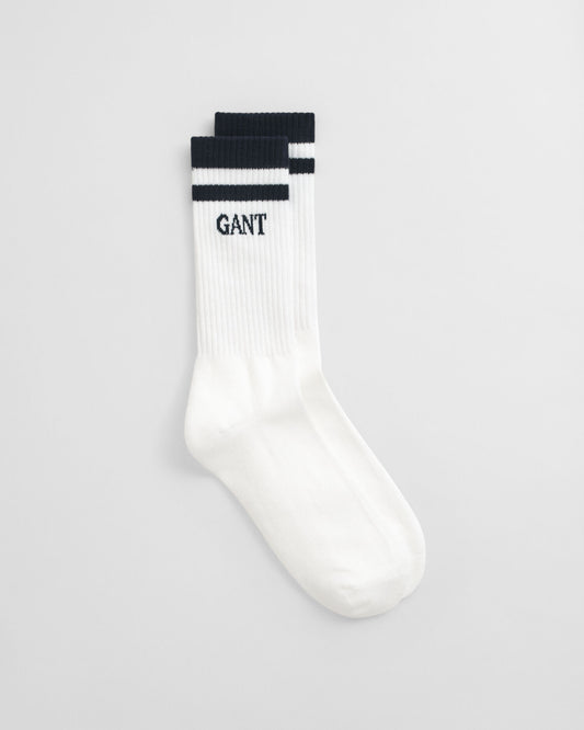 Gestreifte Sportsocken mit Kontrastfarben