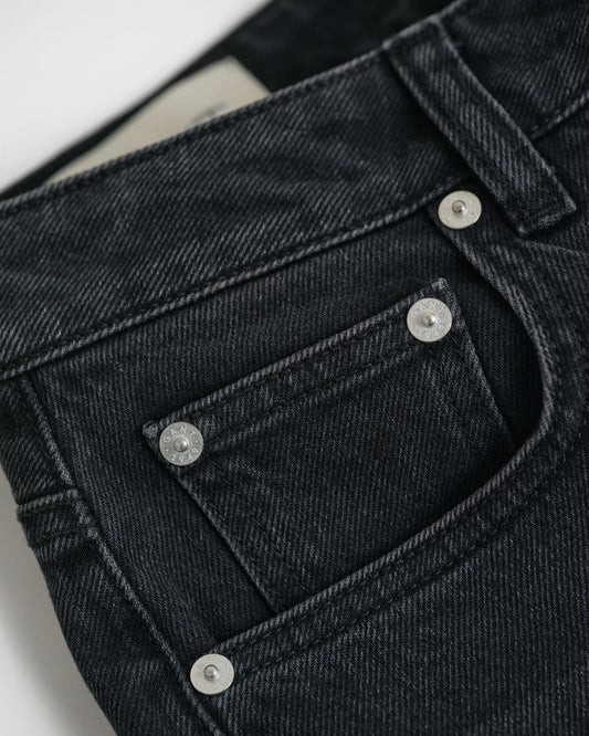 Cropped Straight Leg Stretchjeans