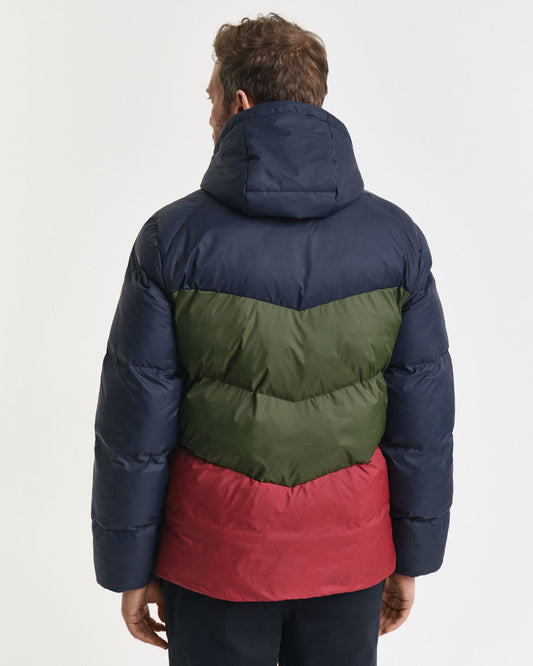 Color-Blocked Active Cloud Jacke