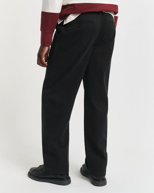 Chino aus Baumwoll-Twill, lockere Passform