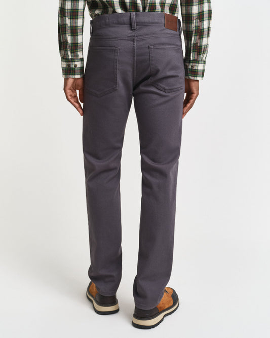 Regular Fit Jeans aus weichem Twill
