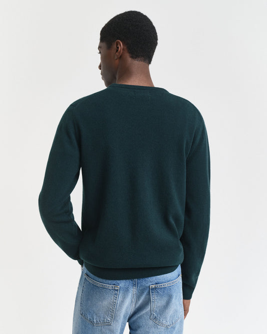 Pullover mit Rundhalsausschnitt aus superfeiner Lammwolle