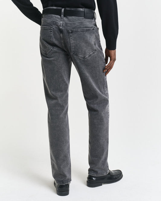 Regular Fit Jeans in Black Wash