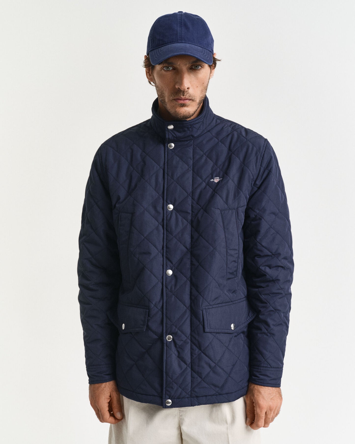 Veste mi-longue matelassée coupe-vent