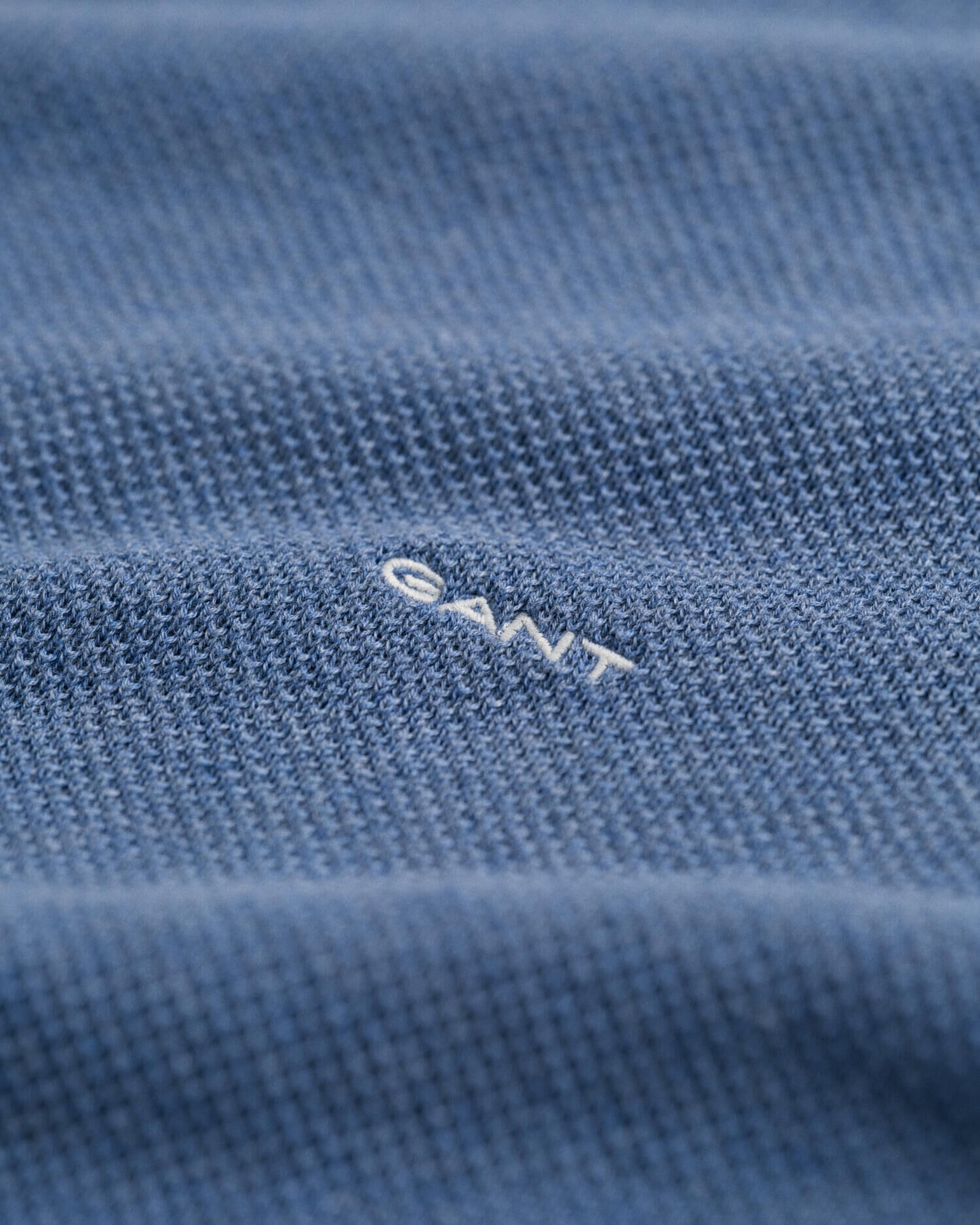 Cotton Pique Crew Neck Sweater