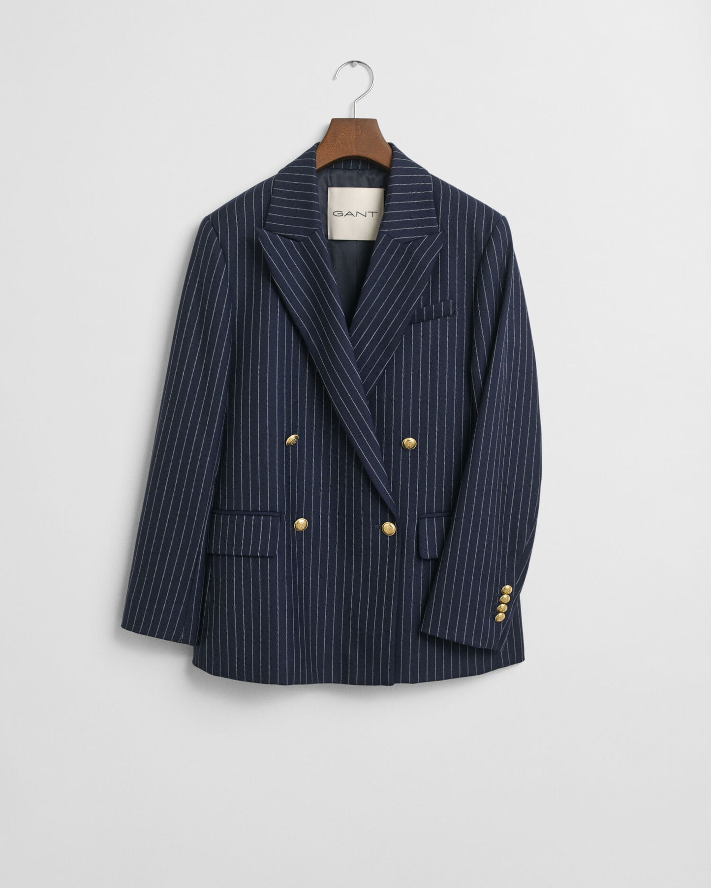 Blazer club à rayures coupe droite