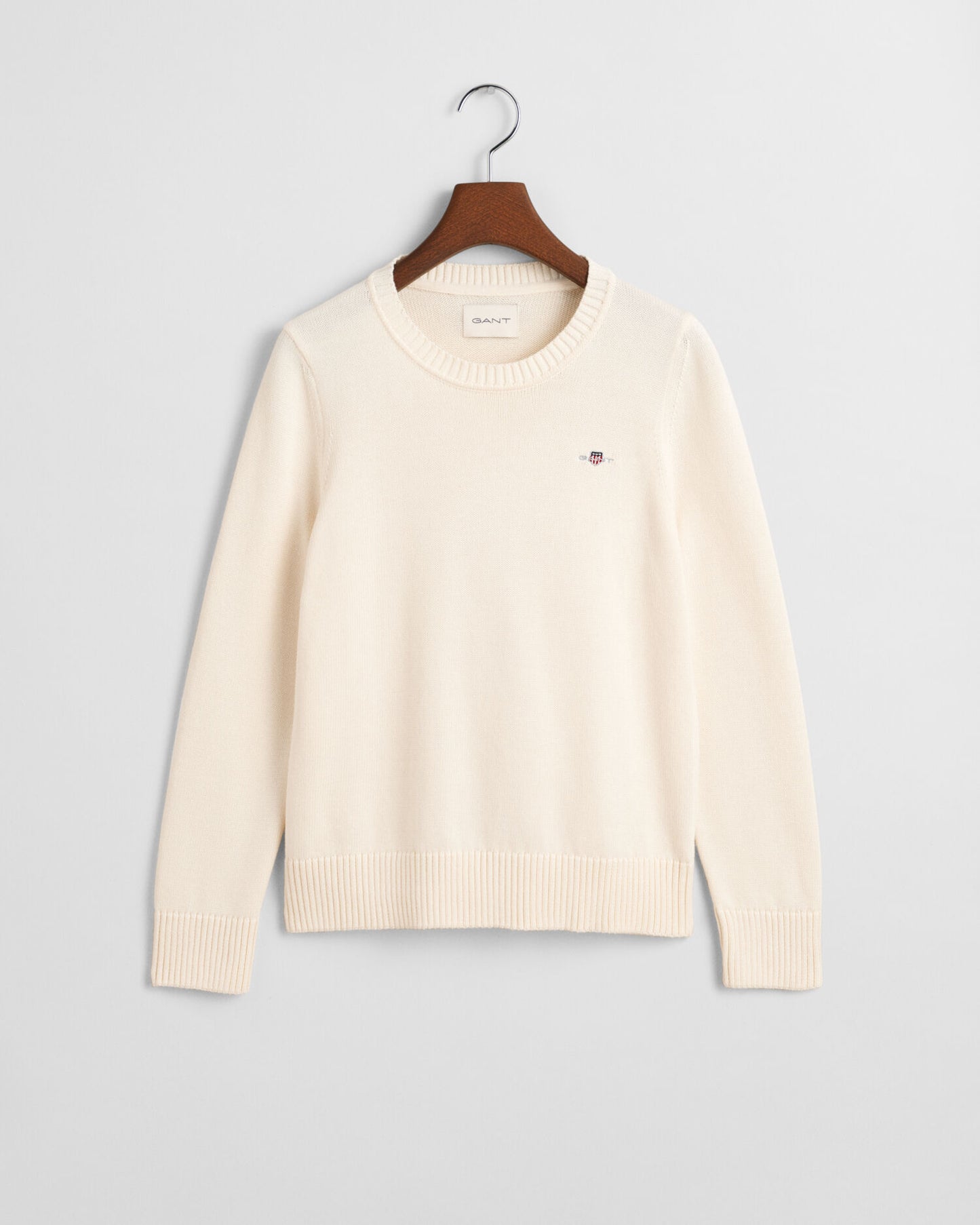 Pull ras du cou classique en coton