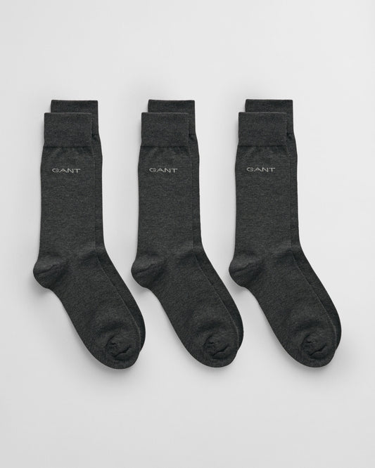 3 Paar Socken aus merzerisierter Baumwolle