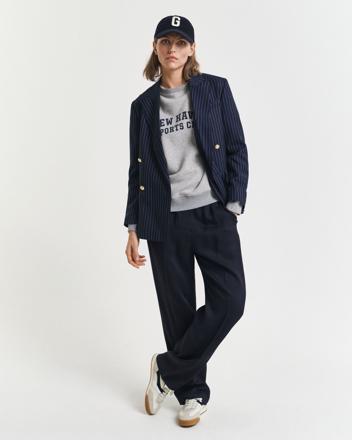 Grafisches Rundhals-Sweatshirt