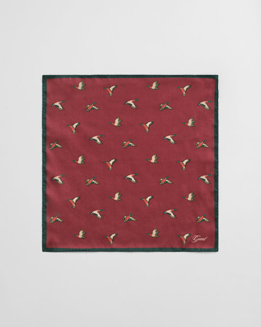 Einstecktuch mit Enten-Print