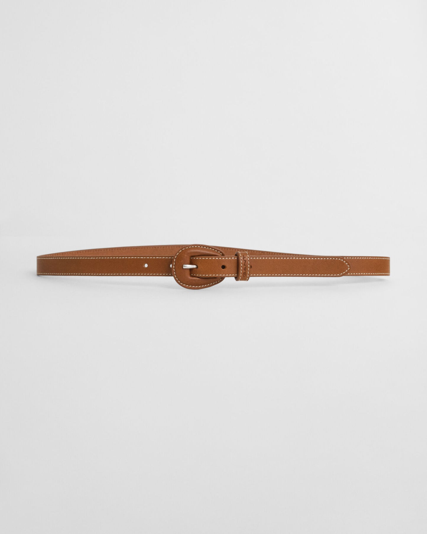 Ceinture à boucle recouverte de cuir
