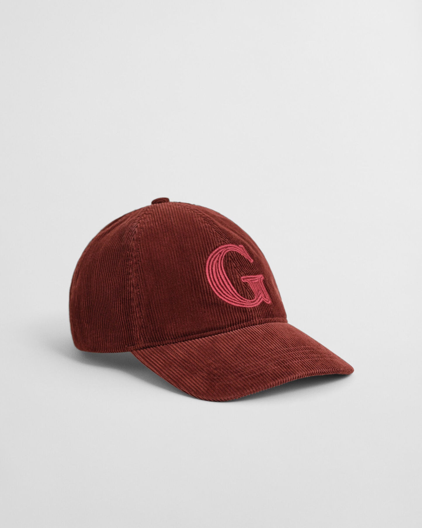 Casquette en velours côtelé brodé G