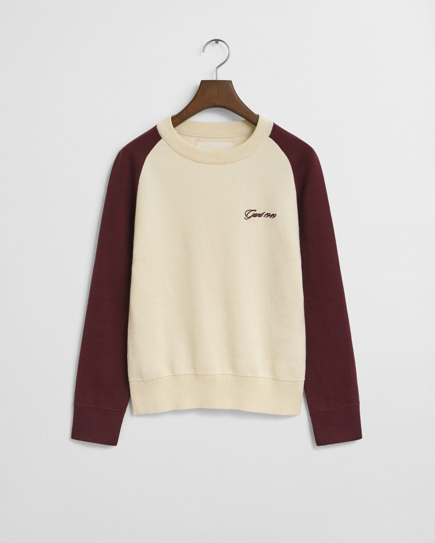 Color Block Crew-Neck-Pullover