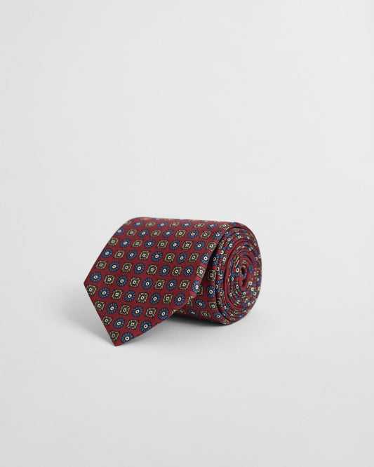 Krawatte mit Foulard-Muster
