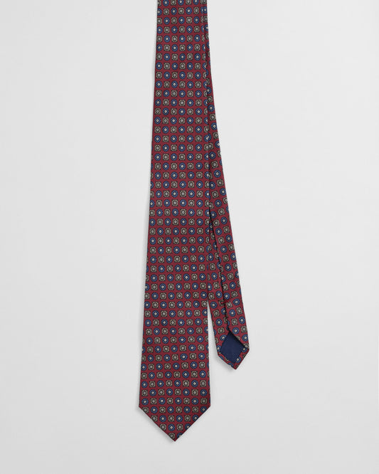 Krawatte mit Foulard-Muster