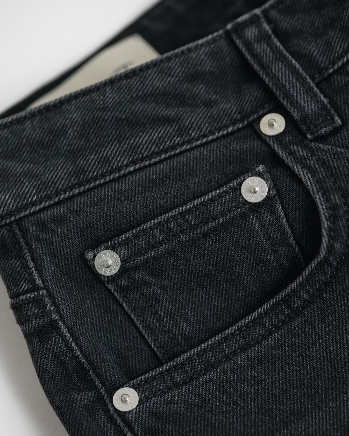 Cropped Straight Leg Stretchjeans