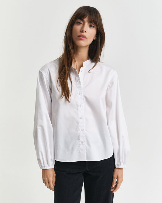 Baumwollsatinbluse
