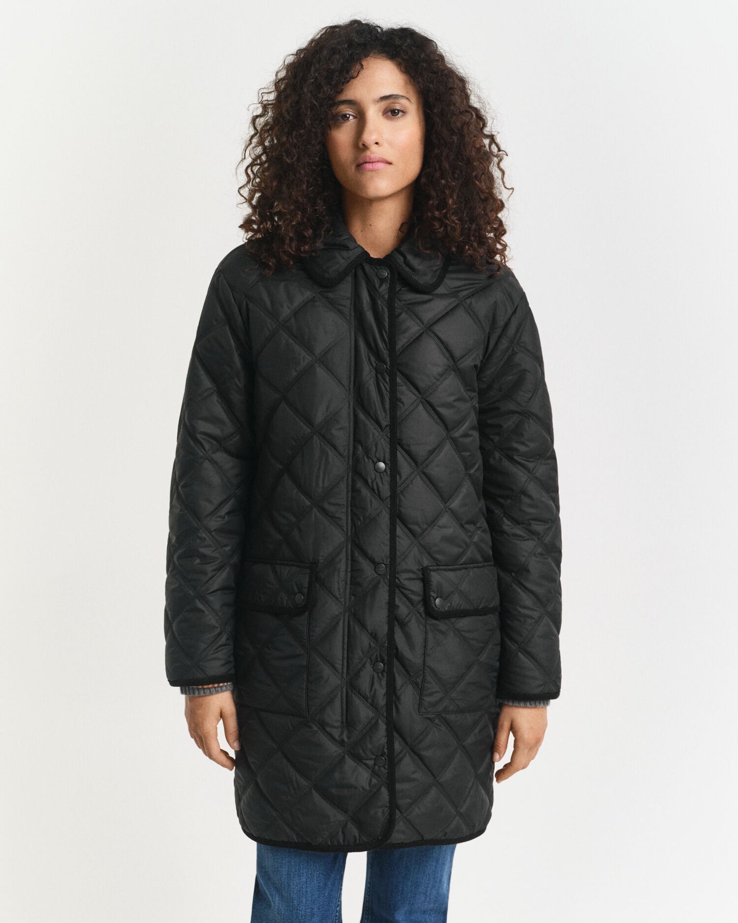 Steppjacke mit Kordbesatz