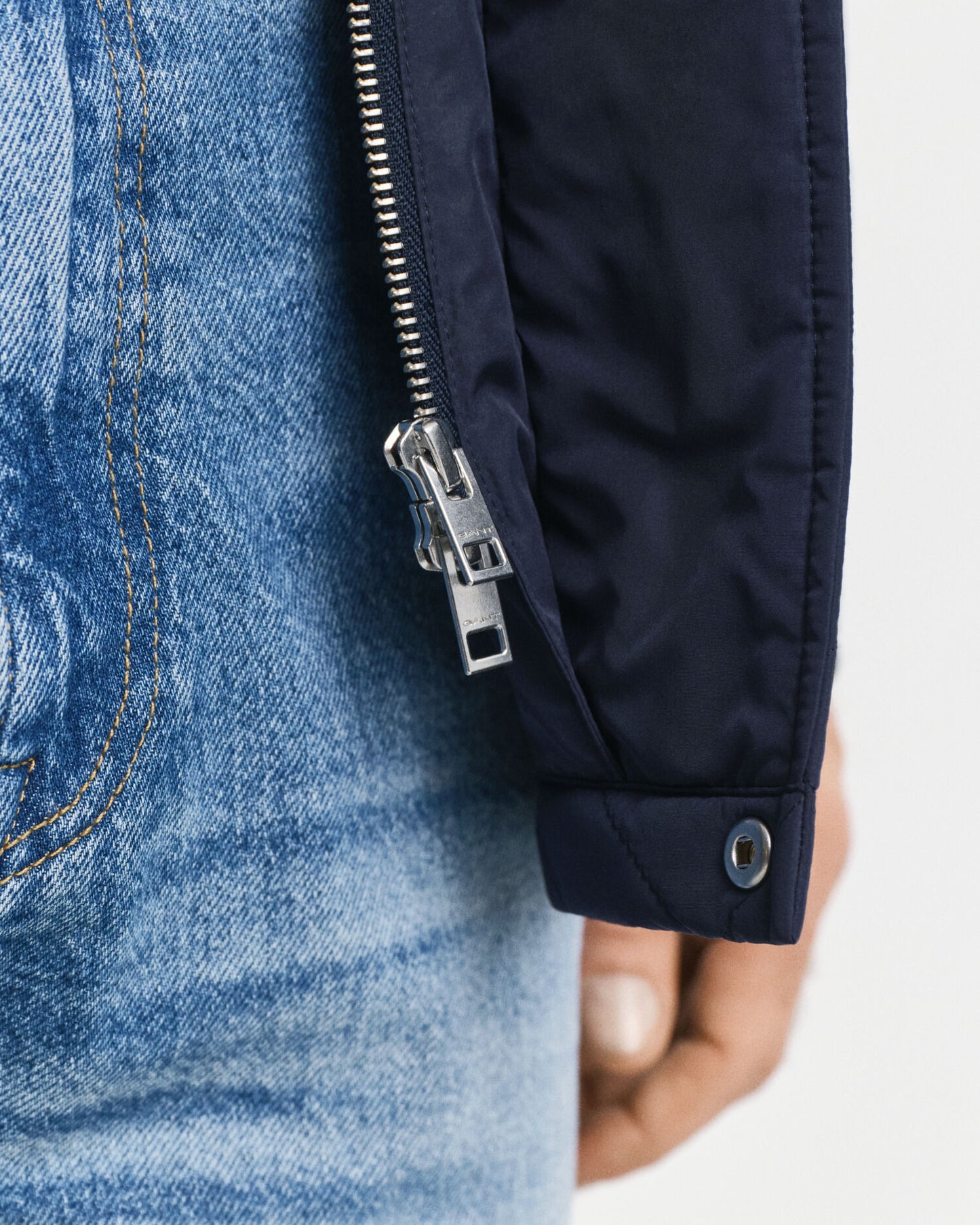 Veste mi-longue matelassée coupe-vent
