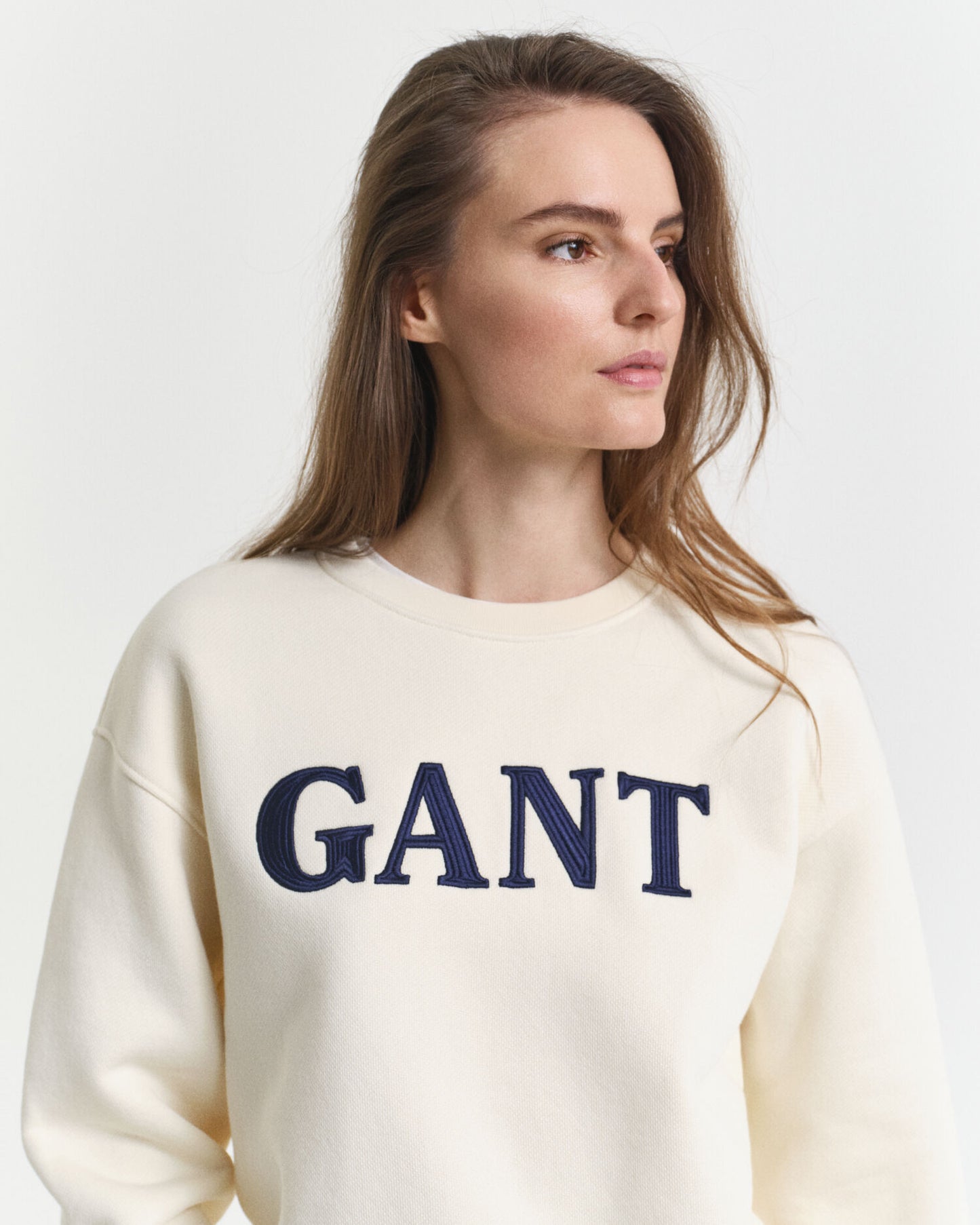 Sweat-shirt à col rond imprimé