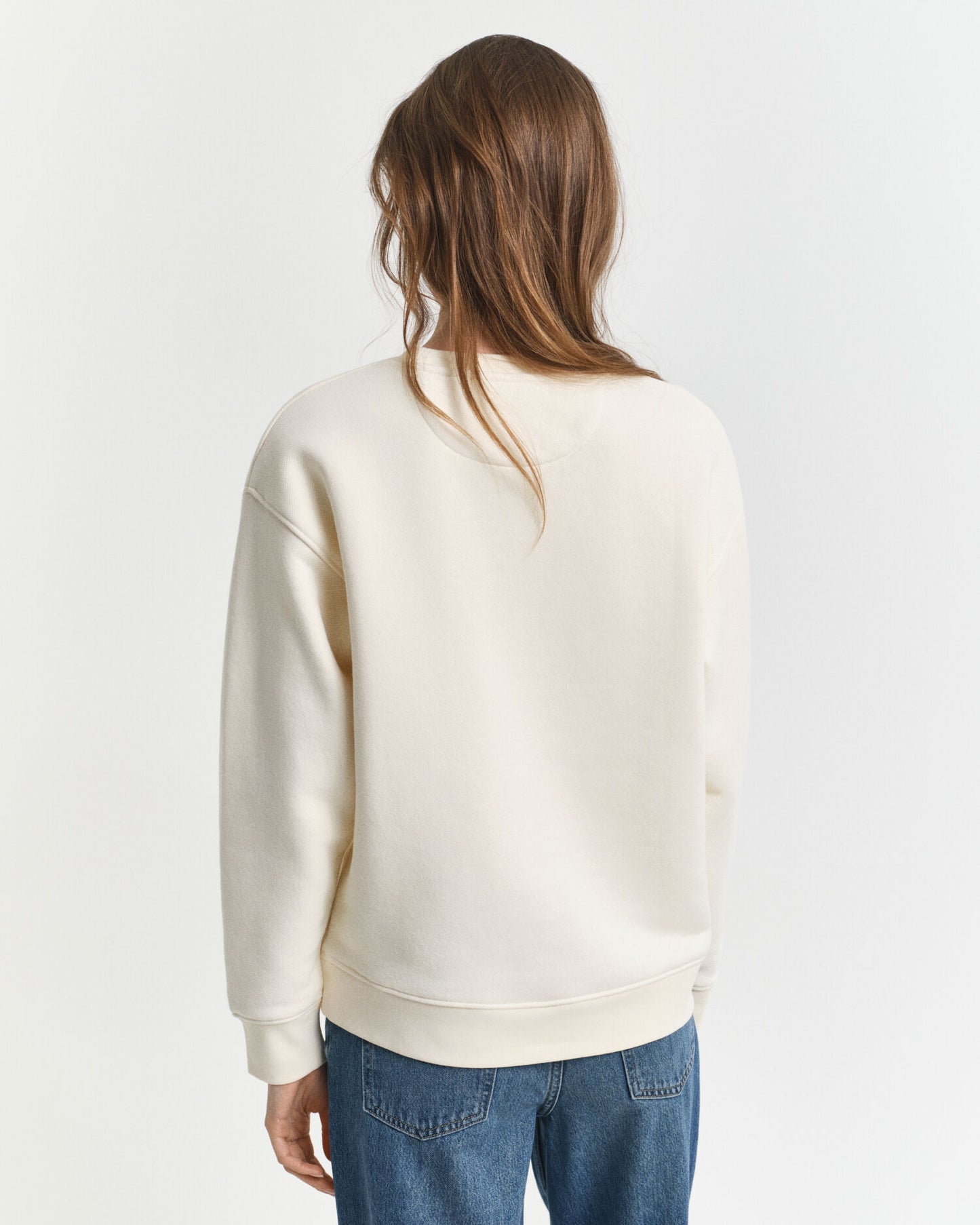 Sweat-shirt à col rond imprimé