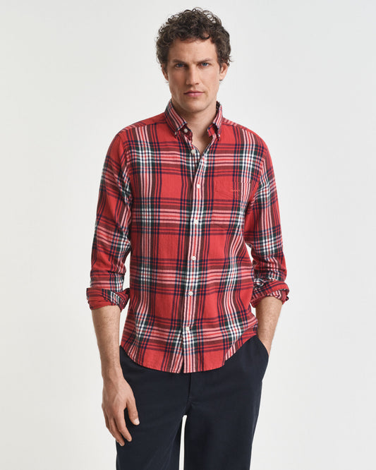 Windblown Flanellhemd im Regular Fit mit Karomuster