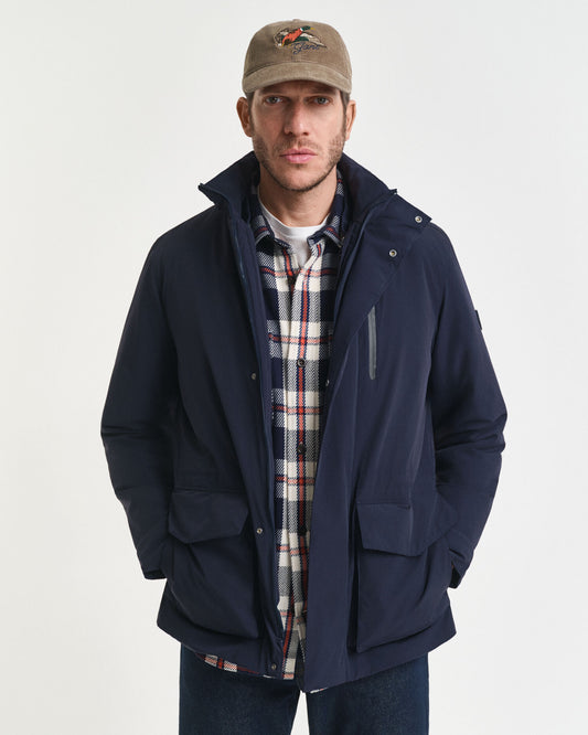 Doppellange Jacke