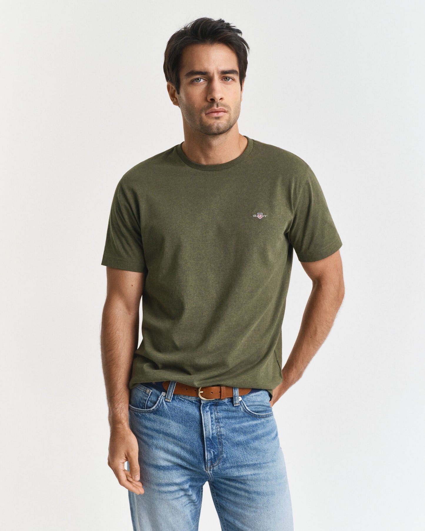 T-shirt à coupe droite avec logo