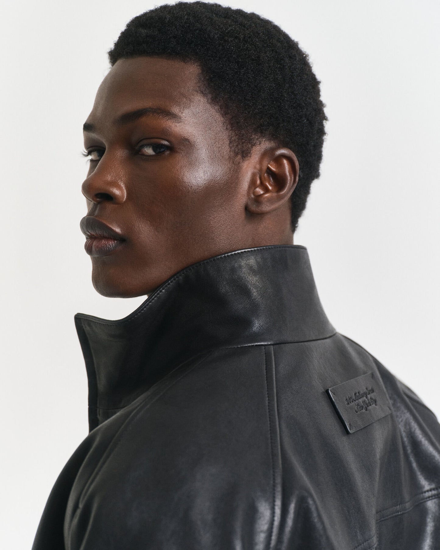 Blouson Harrington en cuir
