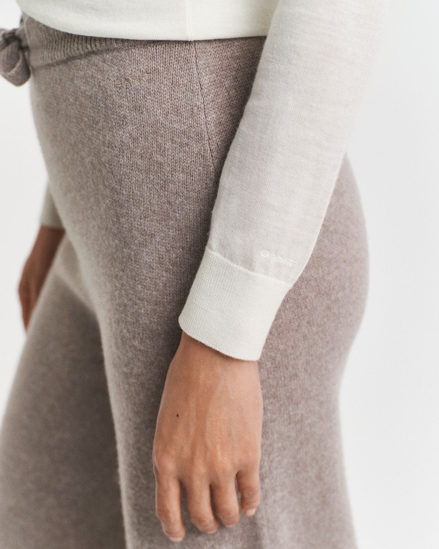 Pull ras du cou en laine mérinos extra fine