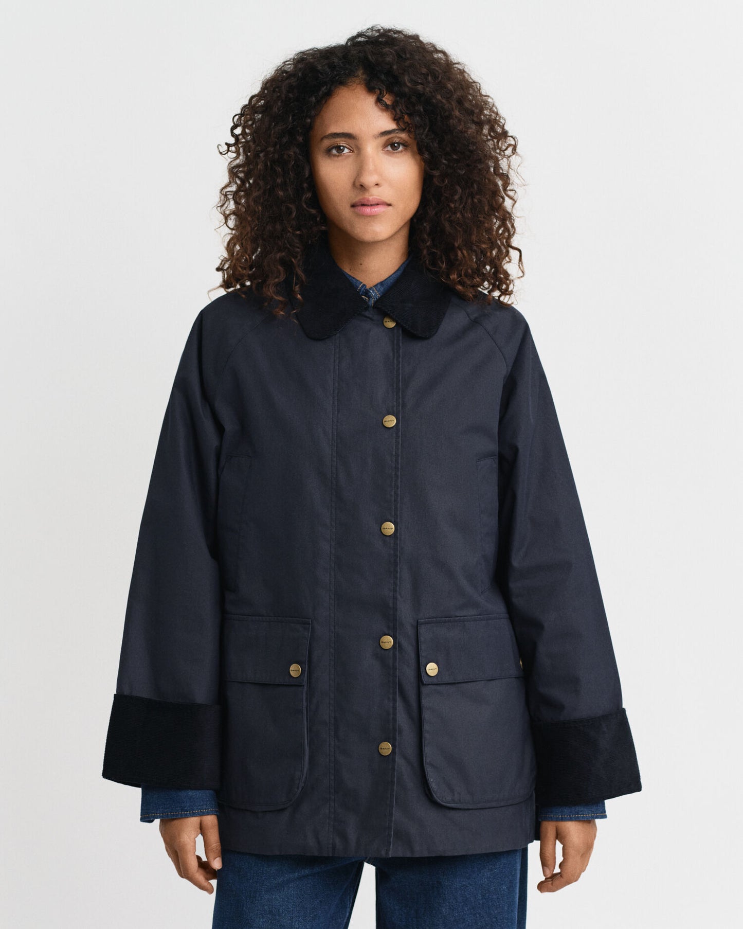 Gewachste Baumwolljacke „Double Decker“