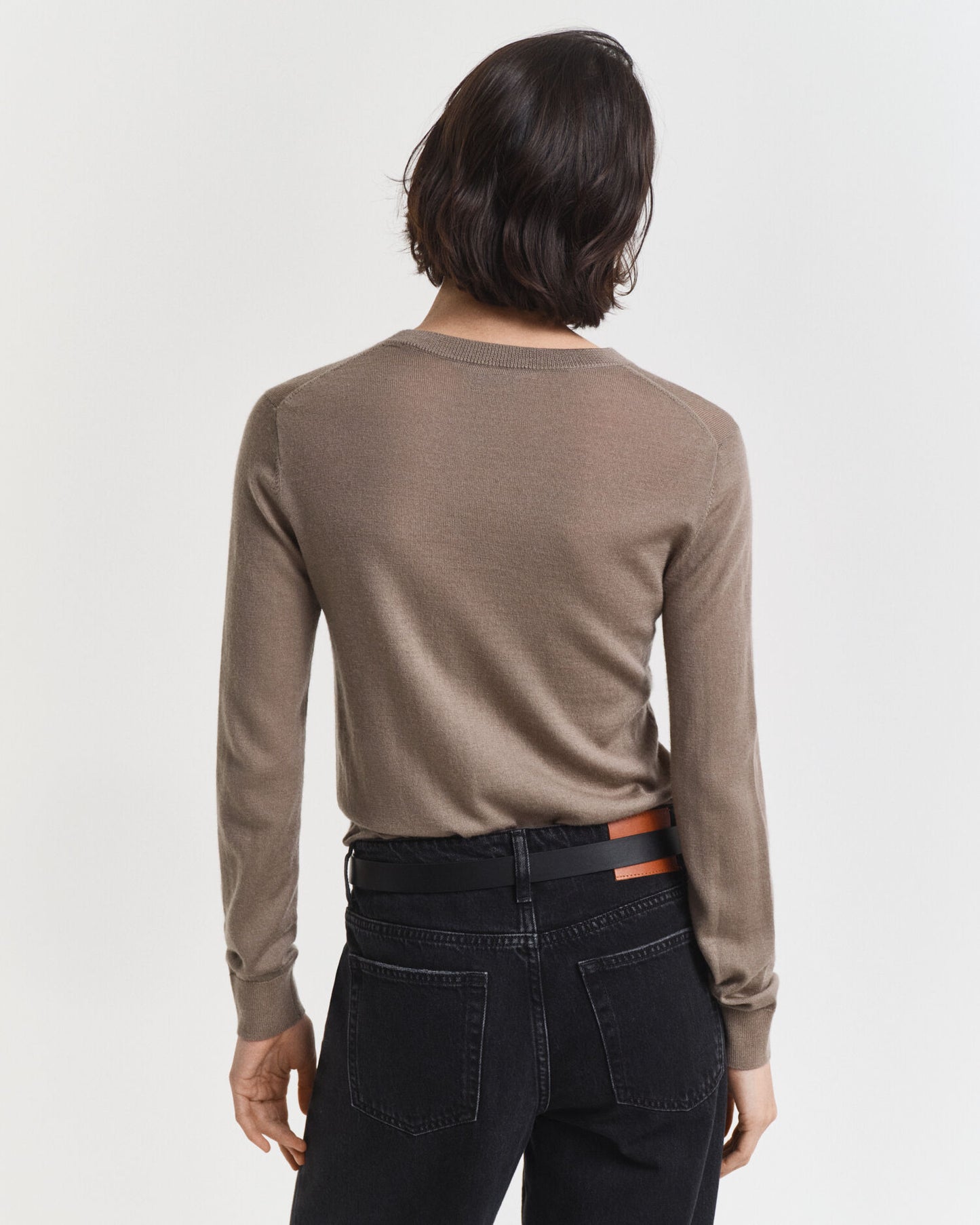 Pull ras du cou en laine mérinos extra fine