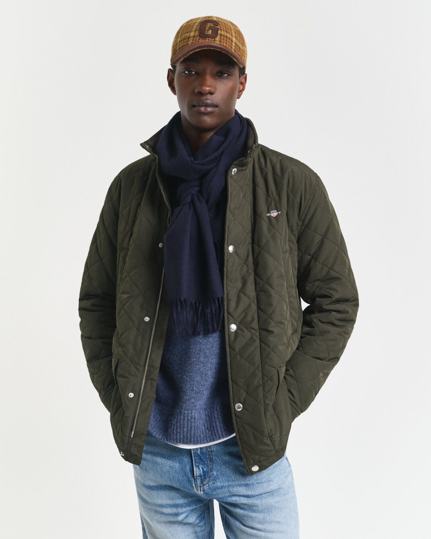 Veste mi-longue matelassée coupe-vent