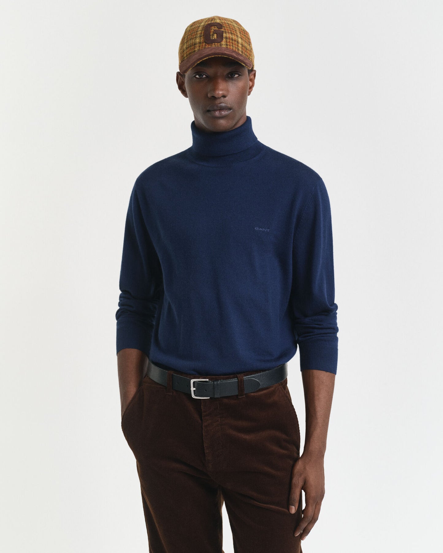 Chandail à col roulé en laine mérinos extra fine