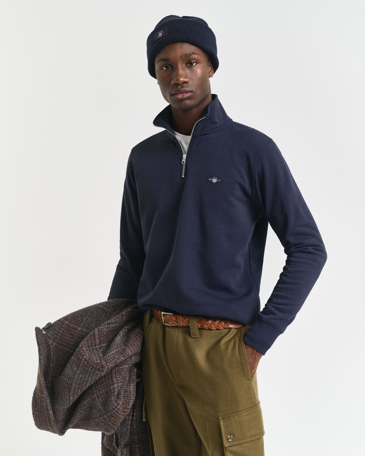 Sweat-shirt Shield à demi-zip