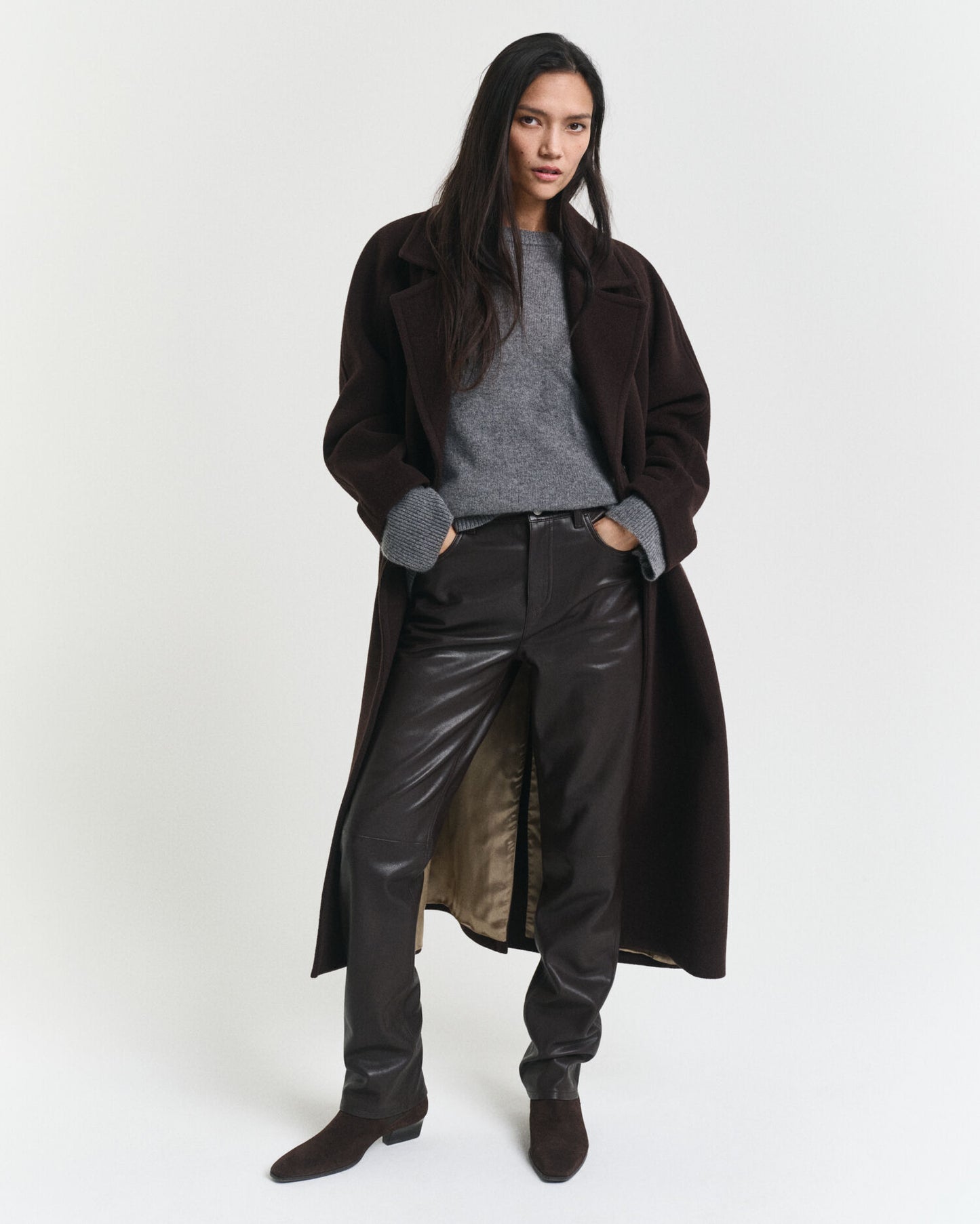 Pantalon en cuir 5 poches