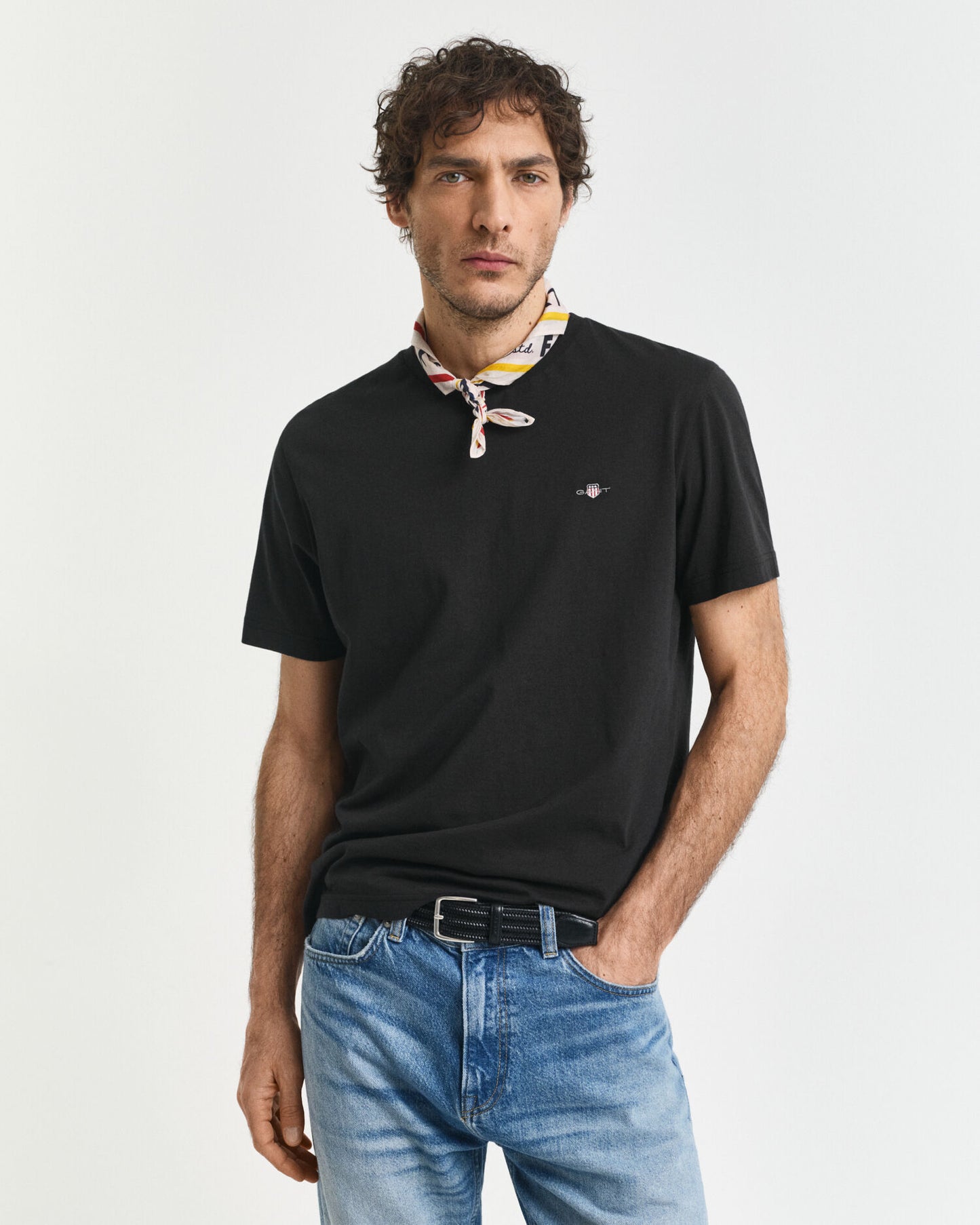T-shirt à coupe droite avec logo