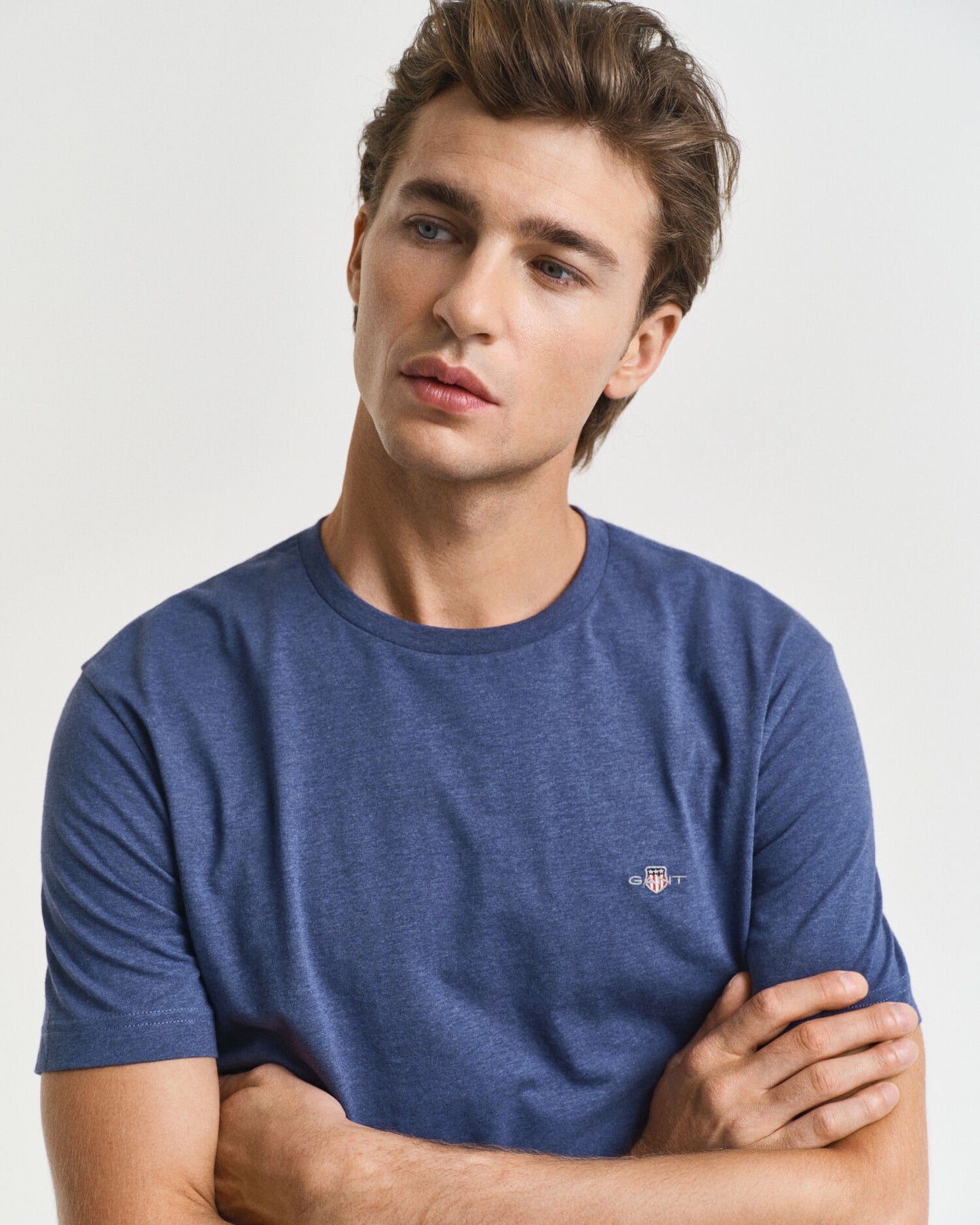 T-shirt coupe droite à motif bouclier